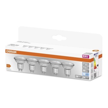 К-кт 5x LED Крушка PAR16 GU10/4,3W/230V 4000K 36° - Osram