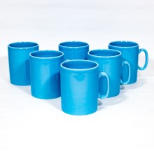 К-кт 6бр. керамични чаши Hubert тюркоазен