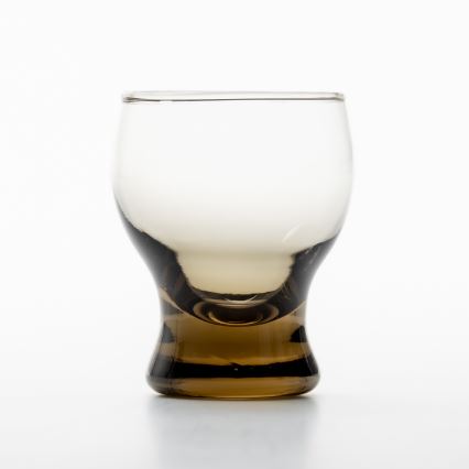 К-кт 6x чаша за ликьор прозрачен кафяв