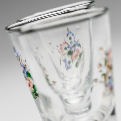 К-кт 6x чаша за ликьор с мотив на букет номер 3