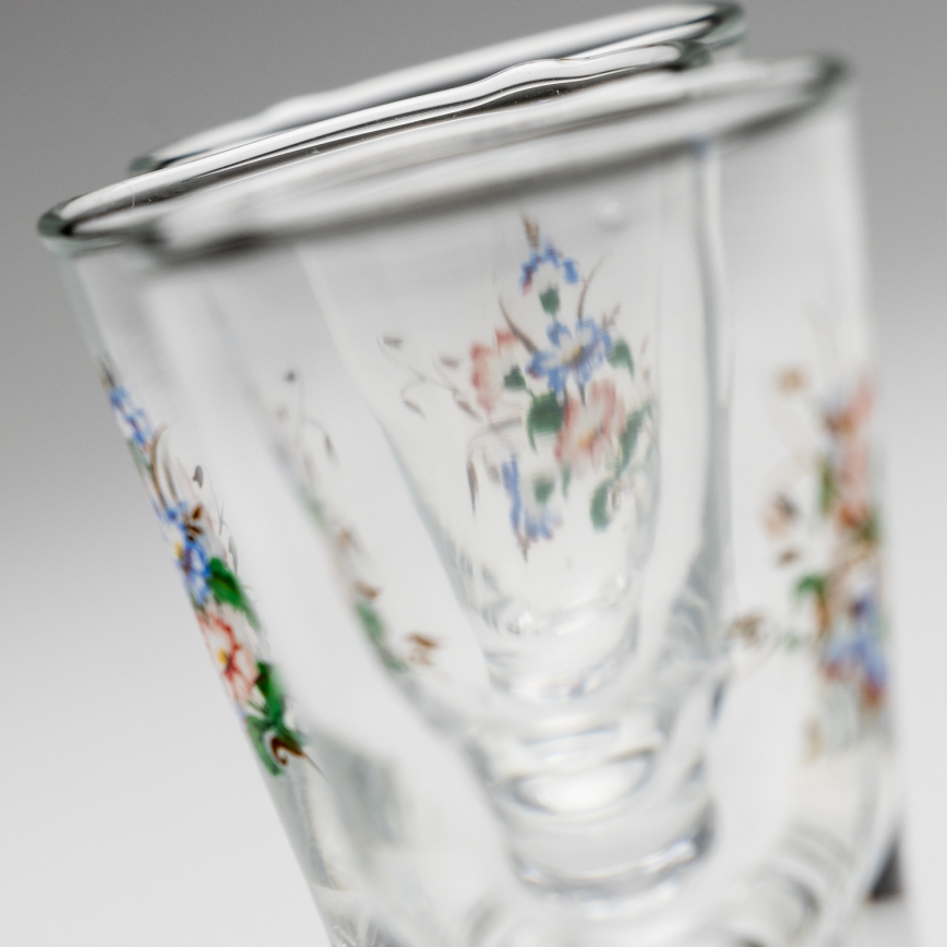 К-кт 6x чаша за ликьор с мотив на букет номер 3