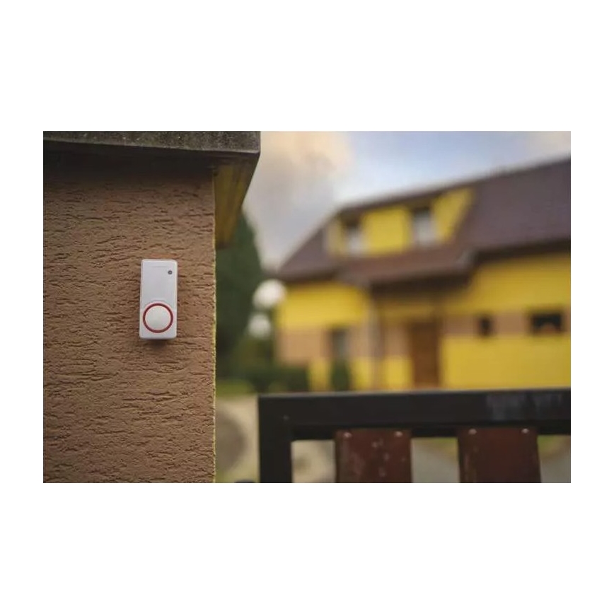 К-кт безжичен звънец за контакт + 2бр. бутони 230V IP44