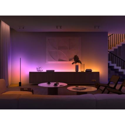 К-кт - LED RGBW Димируема лента Philips Hue WHITE AND COLOR AMBIANCE 2m LED/20W/230V + 4x Димируема крушка Philips A60 E27/6,5W/230V 2000-6500K