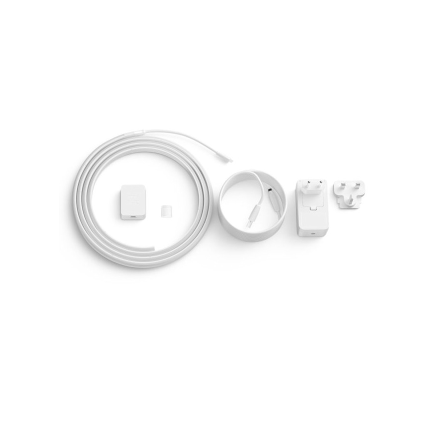 К-кт - LED RGBW Димируема лента Philips Hue WHITE AND COLOR AMBIANCE 2m LED/20W/230V + 4x Димируема крушка Philips A60 E27/6,5W/230V 2000-6500K