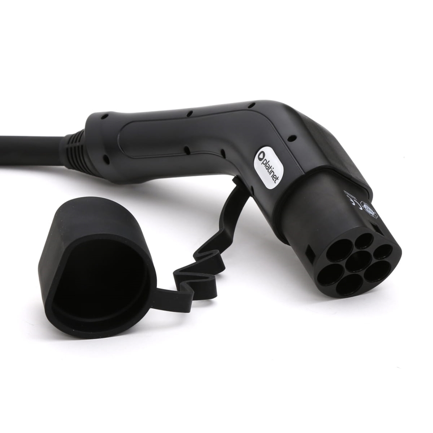 Кабел за зареждане на електромобили 2 5 м 11kW 16A IP54 черен