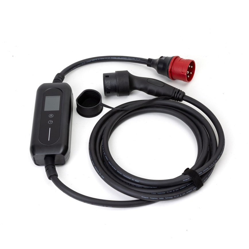 Кабел за зареждане на електромобили 2 5 m 11kW 16A IP54 Tuya