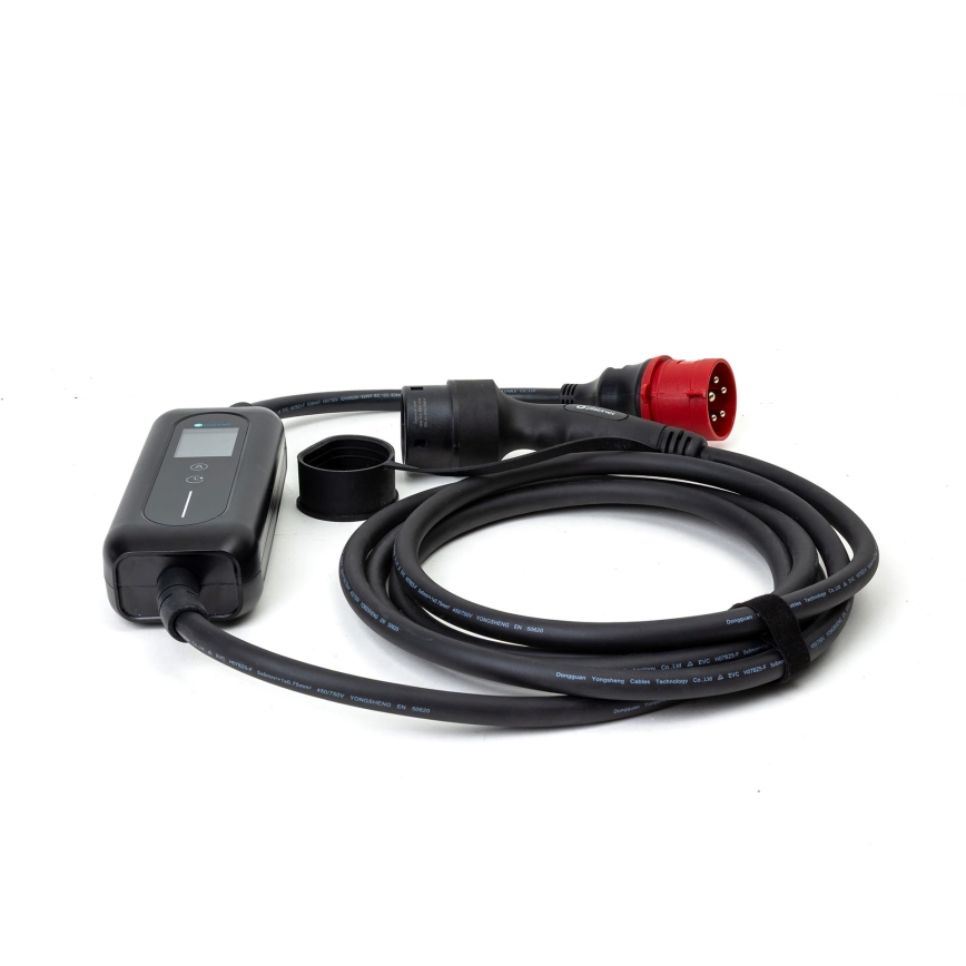 Кабел за зареждане на електромобили 2 5 m 11kW 16A IP54 Tuya