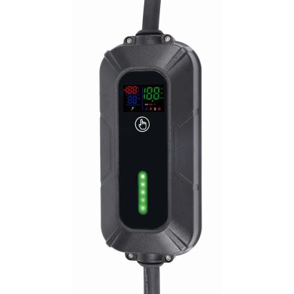 Пътна зарядна станция за електромобили EV/PHEV AC Тип 2 16A/400V 11kW IP55 7m + адаптер 230V 3,7kW + калъф