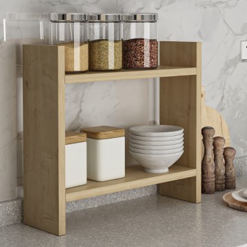 Кафяв стелаж KOREN