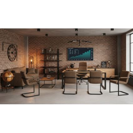 Кафяв трапезен стол BART