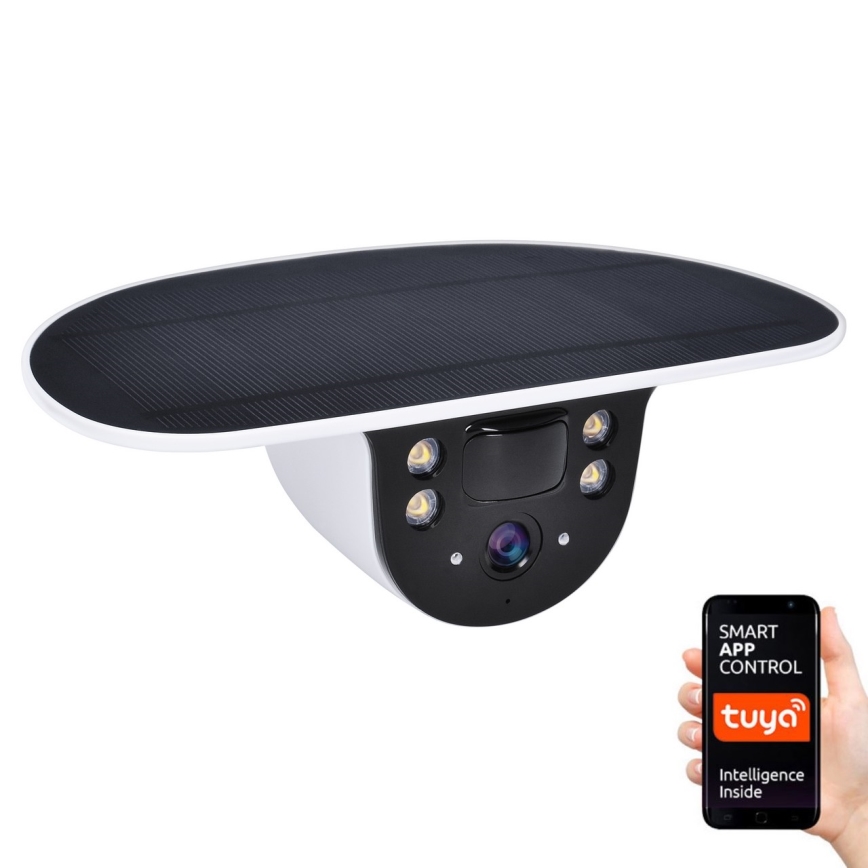 Камера със соларен панел 1080p Full HD 5000 mAh Wi-Fi Tuya IP65