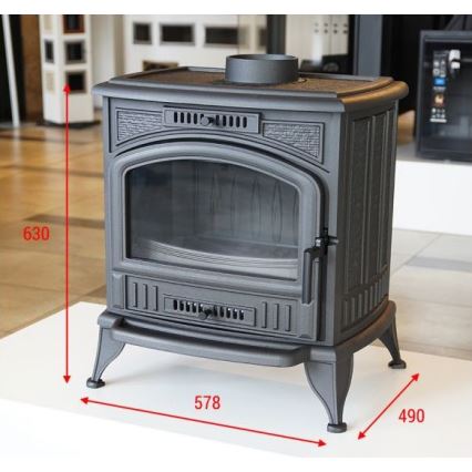 Kratki - Чугунена камина 8kW 150mm