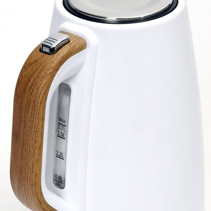 Кана 1,7 л 2400W/230V неръждаема стомана/бяла