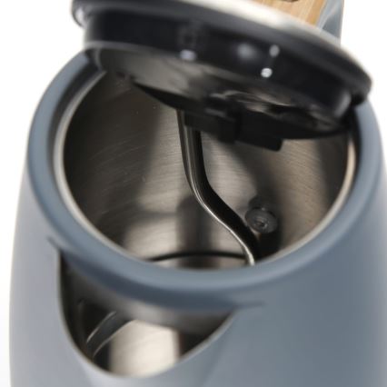 Кана 1,7 л 2400W/230V неръждаема стомана/сива