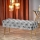 Капитонирана пейка ATHENA 40x100 см сив/златист