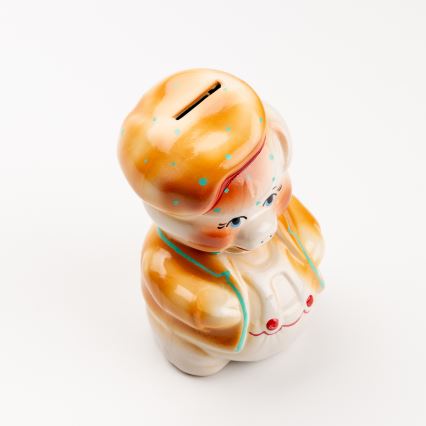 Касичка кафяв