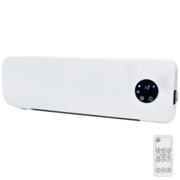 Керамичен нагревател за баня 1000/2000W/230V IP22 + дистанционно управление