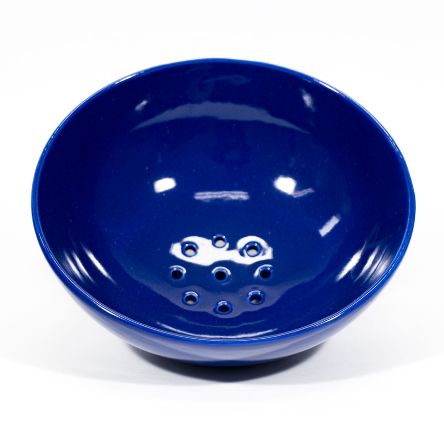 Керамичен комплект отцедници за съдове тъмносин