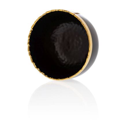 Керамична купа KATI 11,5 см черен/златист