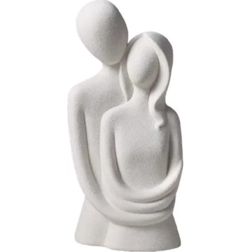 Керамична декорация за маса 20x9,5x7,5 cm сива