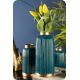 Керамична ваза ROSIE 30,5x14 см зелена/златиста
