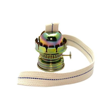 Керосинова лампа KLÁRA 34 см, горско зелено