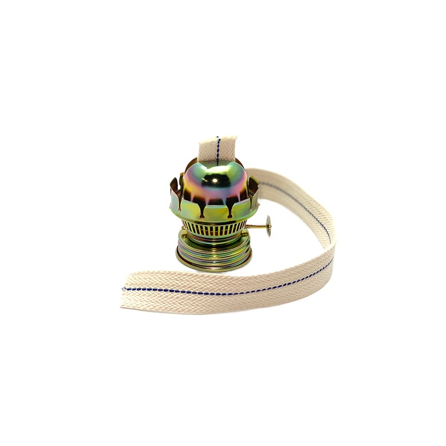 Керосинова лампа KLÁRA 34 см, горско зелено