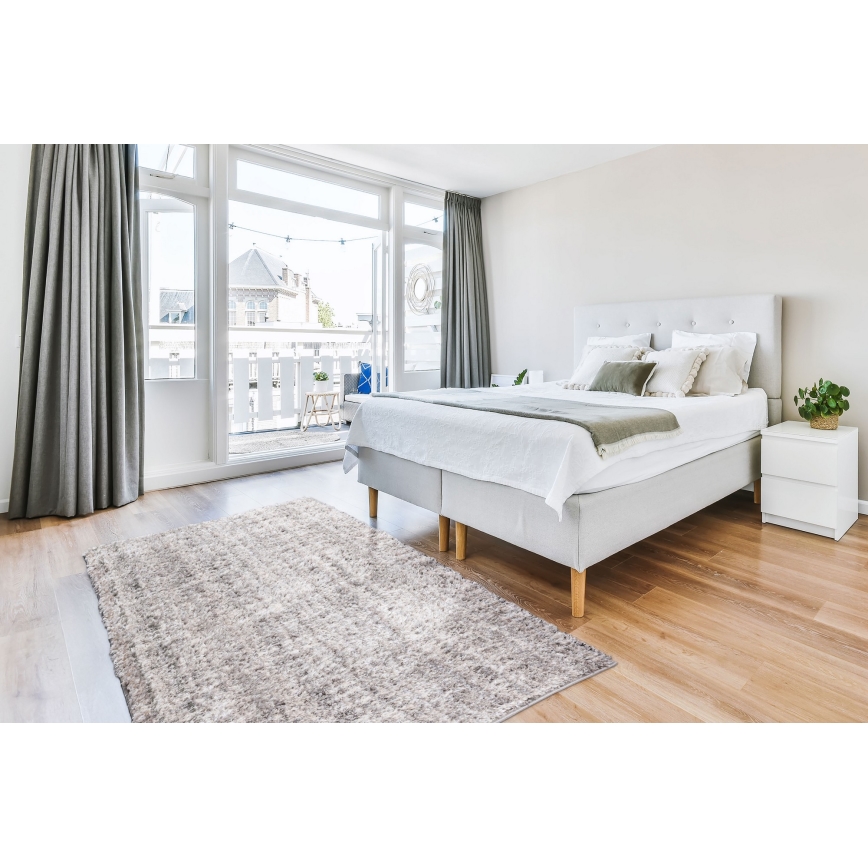 Килим BILBAO SHAGGY 120x160 см, сив/антрацит