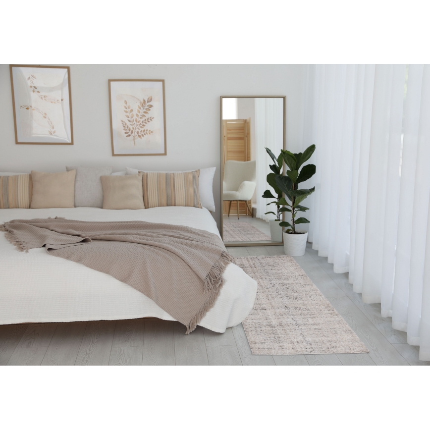 Килим BILBAO SHAGGY 80x150 см, бежов