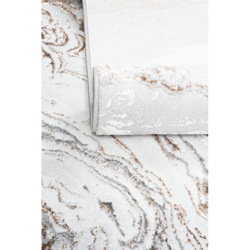 Килим CREATION 200 x 290 см, 1950 g/m², сив/кафяв/мраморен десен