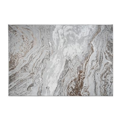 Килим CREATION 200x290 см 1950 г/м² сив/кафяв/мраморен десен