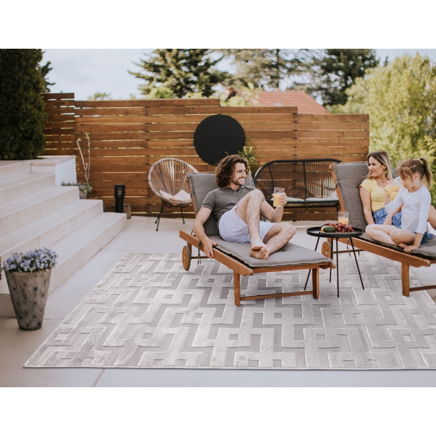 Килим DORA 160x220 см сив