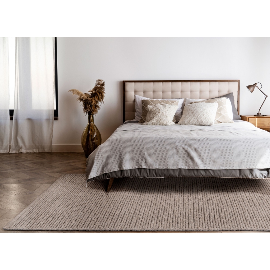 Килим FIR WOOL 120x170 cm 2600 g/m2 бежов/натурален