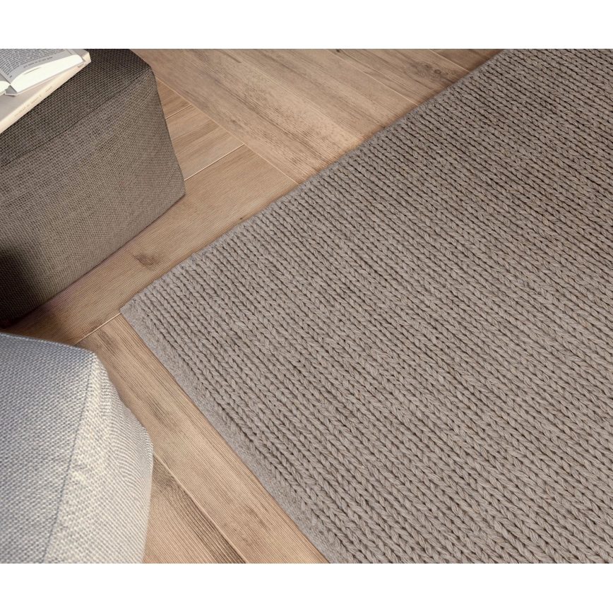 Килим FIR WOOL 120x170 cm 2600 g/m2 бежов/натурален