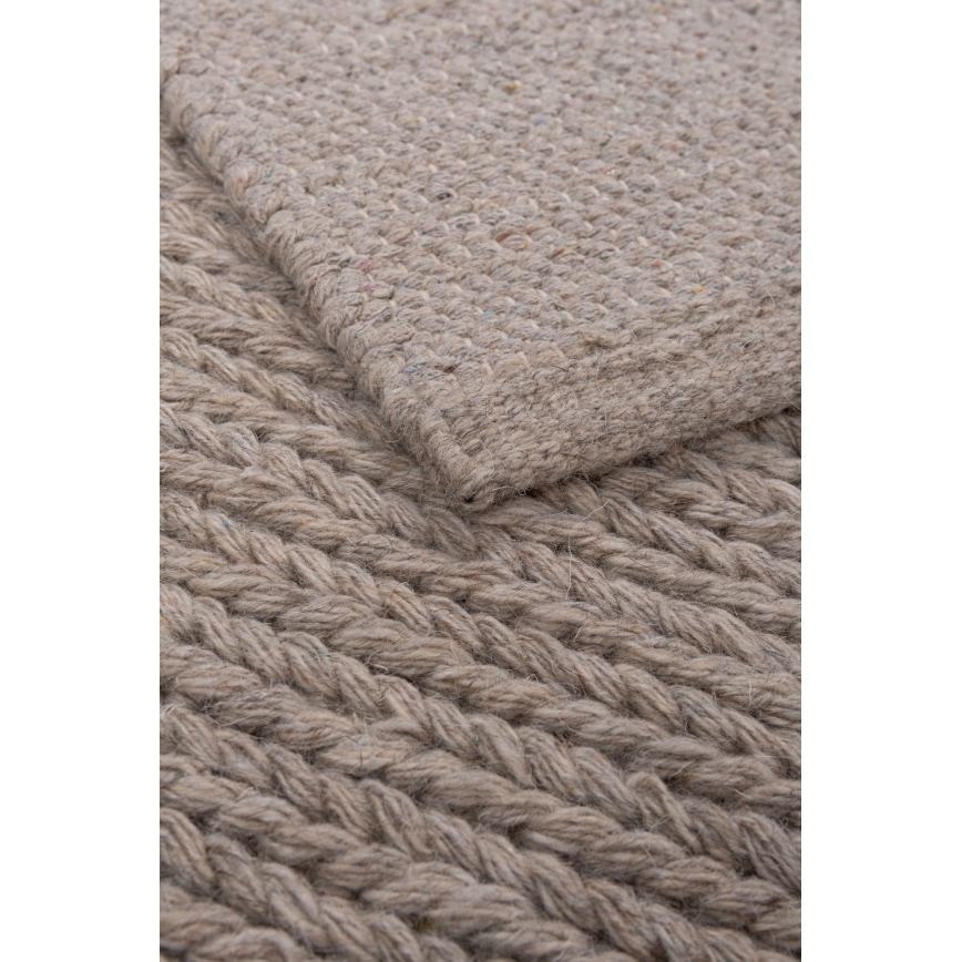 Килим FIR WOOL 120x170 cm 2600 g/m2 бежов/натурален
