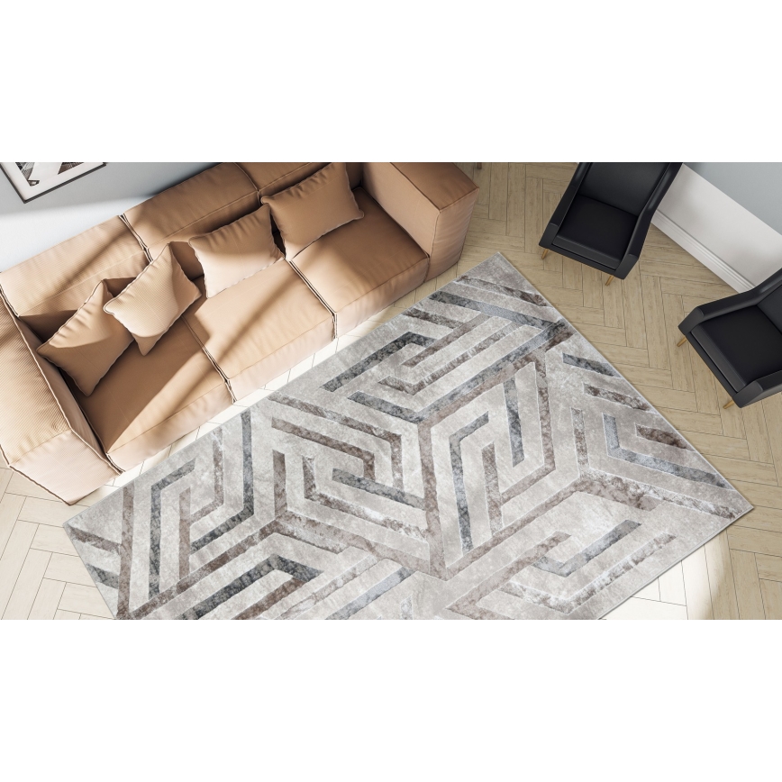 Килим GRECE 80x150 см 2150 г/м² бежово/сиво