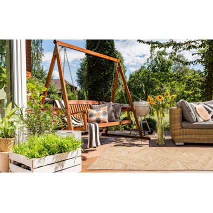 Килим JUTA 70x140 см бежов/натурален