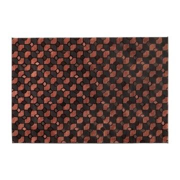 Килим MOCCA 170x120 см кафяв/червен