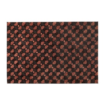 Килим MOCCA 200x280 см кафяв/червен