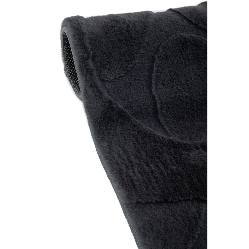 Килим RABBIT 3D 120x170 см антрацит