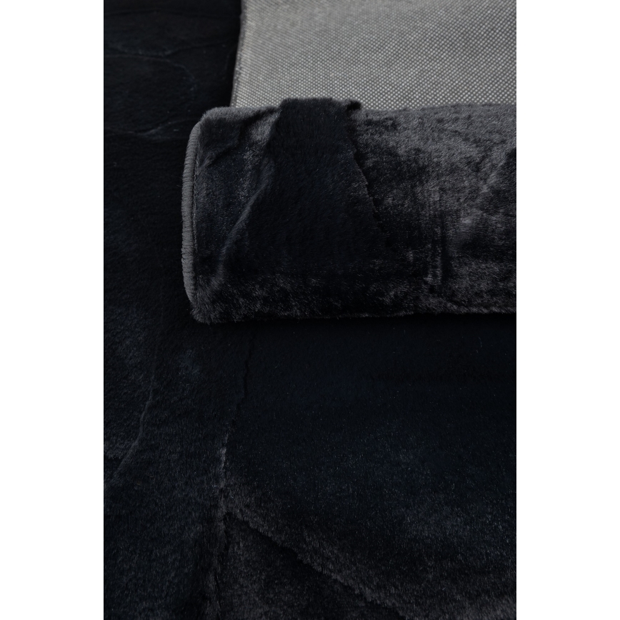 Килим RABBIT 3D 120x170 см черен