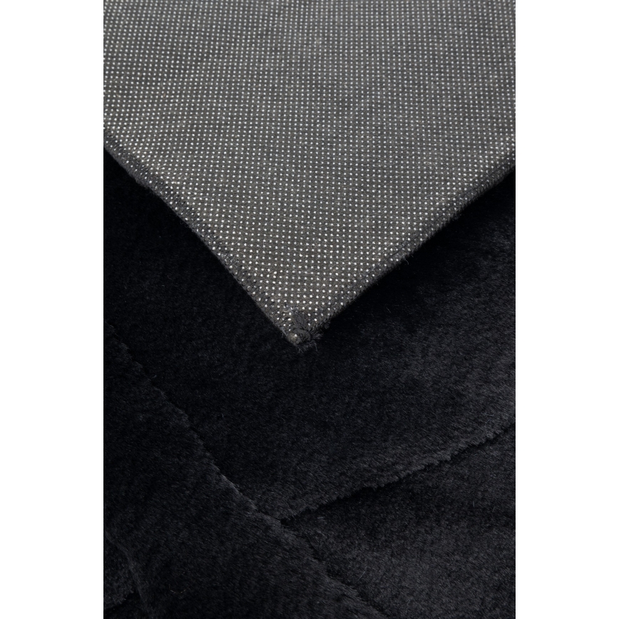 Килим RABBIT 3D 120x170 см черен