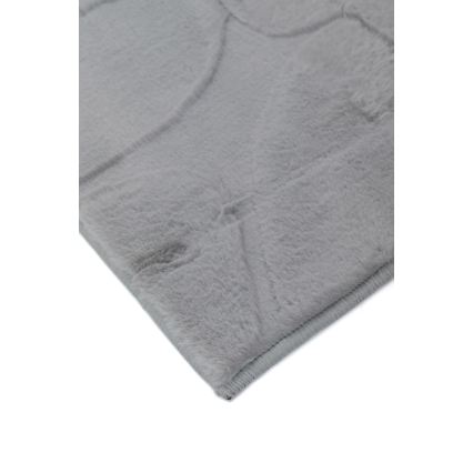 Килим RABBIT 3D 120x170 см светлосив