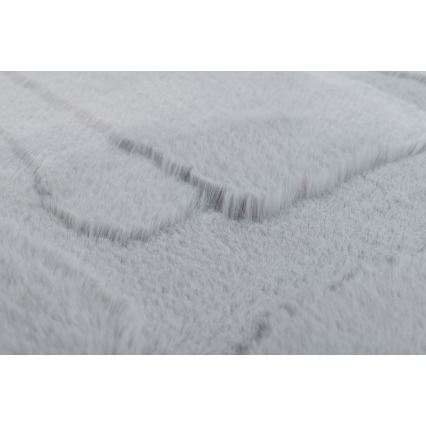 Килим RABBIT 3D 120x170 см светлосив