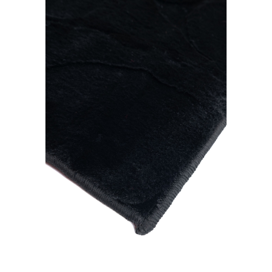 Килим RABBIT 3D 160x230 cm черен