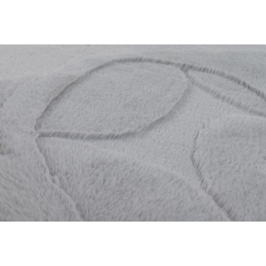 Килим RABBIT 3D 160x230 см светлосив