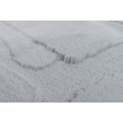 Килим RABBIT 3D 160x230 см светлосив