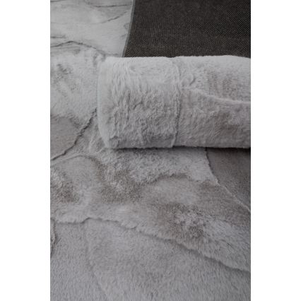 Килим RABBIT 3D 80x150 cm светлосив