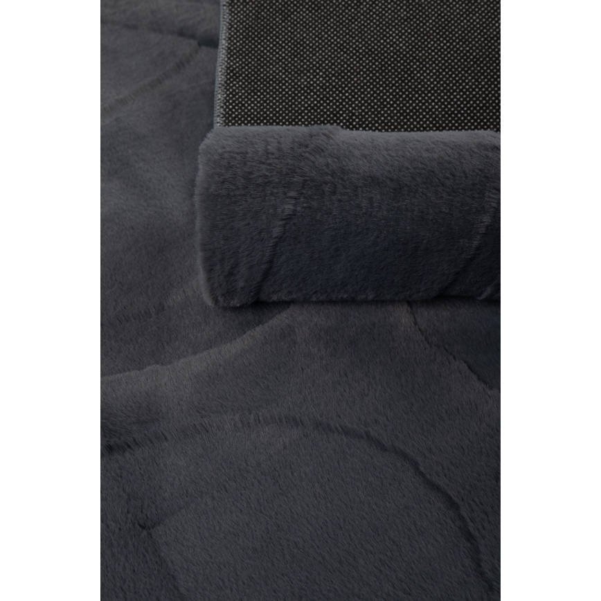 Килим RABBIT 3D 80x150 см антрацит