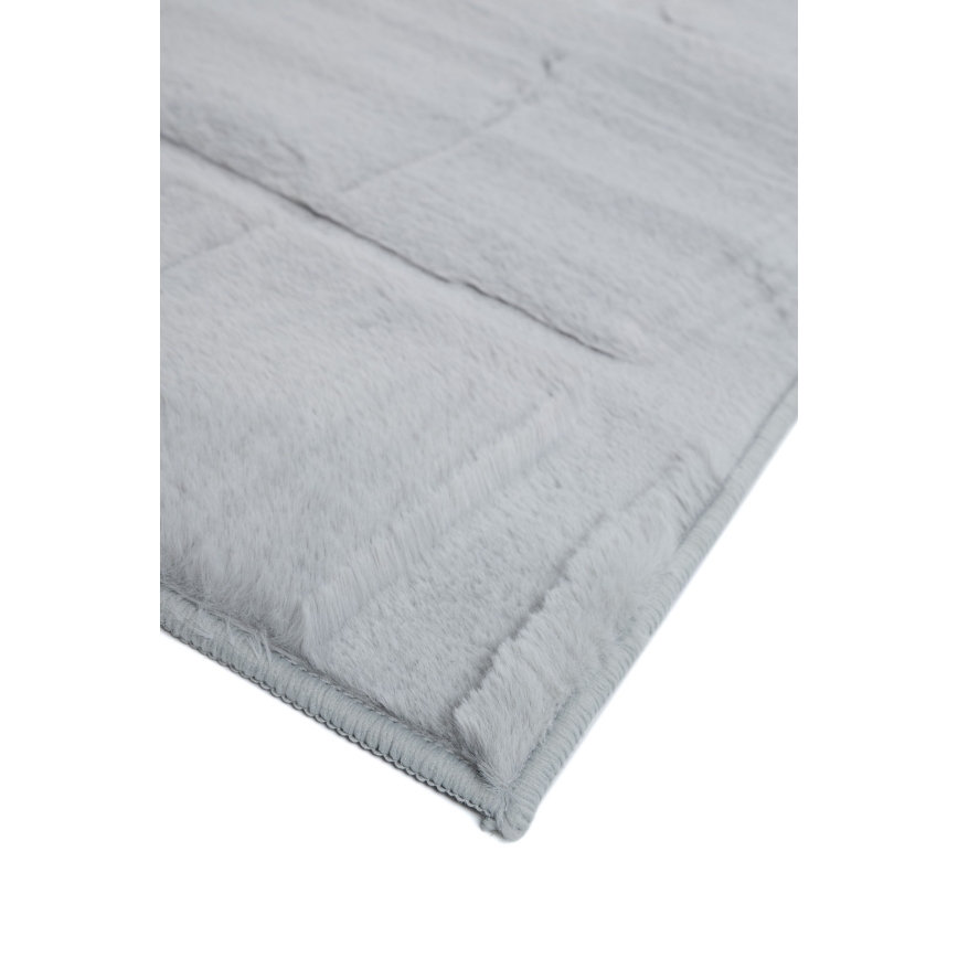 Килим RABBIT 3D 80x150 см, светлосив